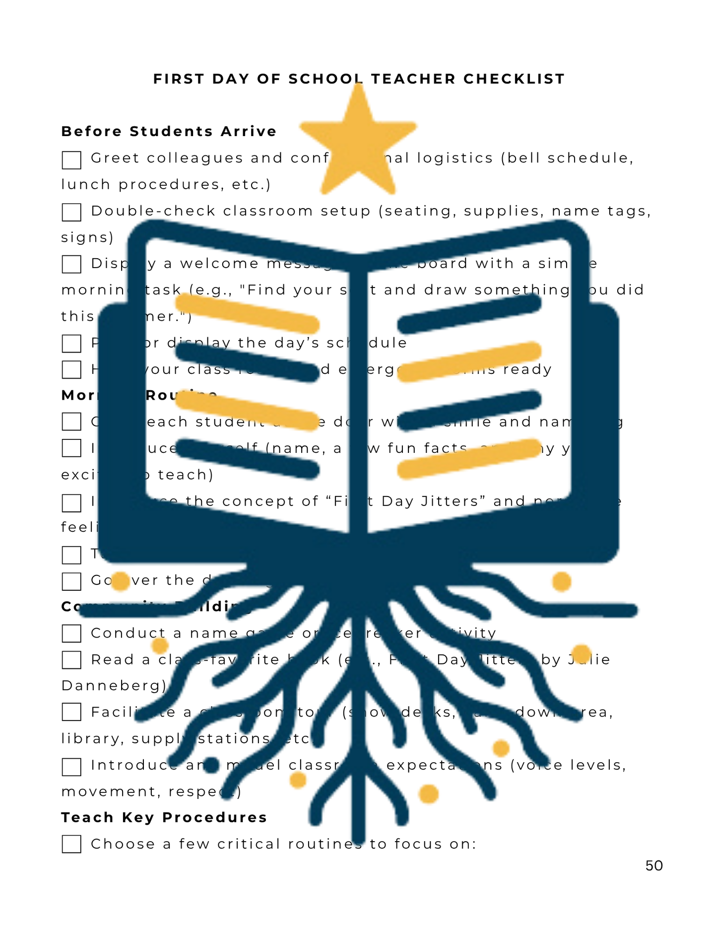 First Year Teacher Checklist & Survival Guide | 60+ Pages of Tips & Templates